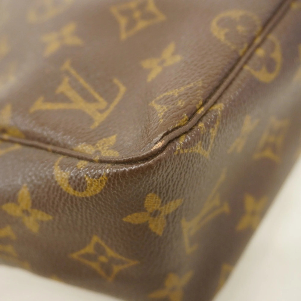 LOUIS VUITTON Authentic Brown Monogram Pouch - Picture 6 of 9